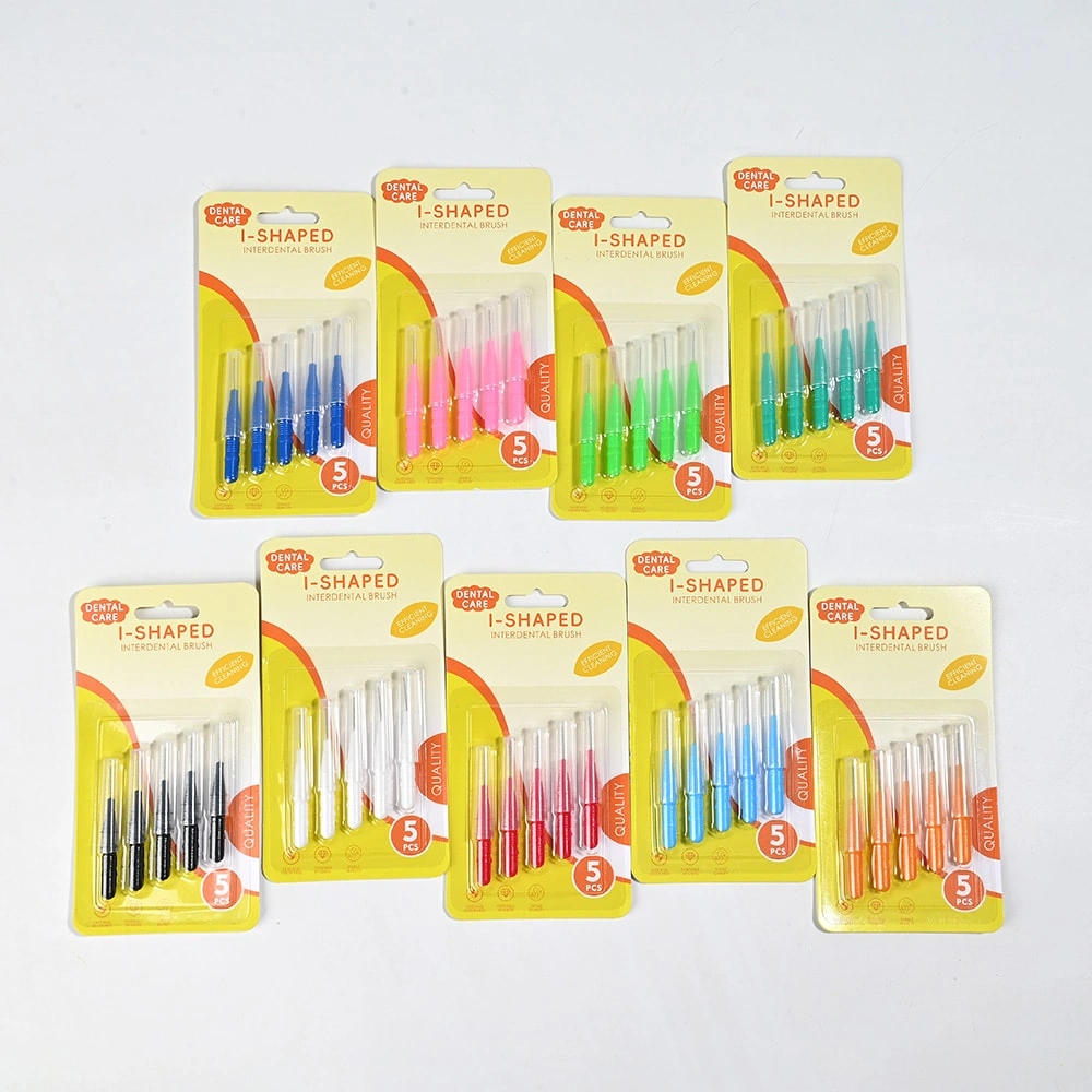 CY04 I shaped 5pcscard interdental brush 4