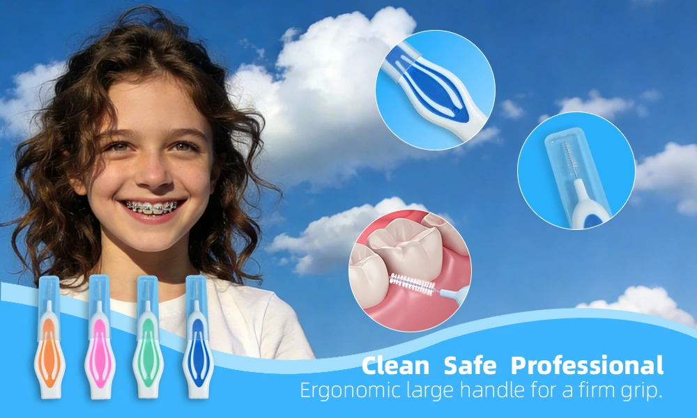 TPE handel I Shaped Interdental Brush